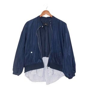 Zara jacket with striped hem